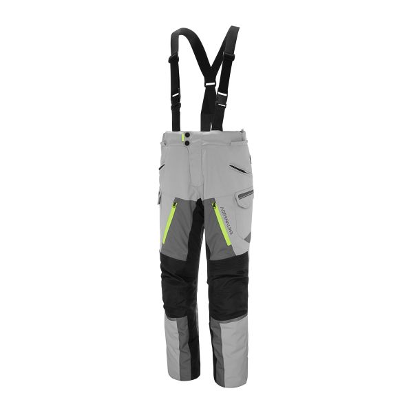 Turistické motocyklové nohavice Adrenaline Bergen Ppe šedé čierne fluo M