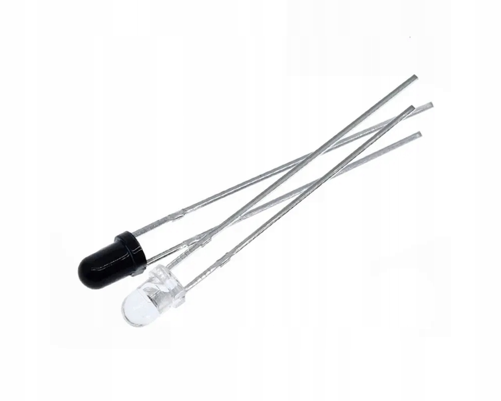 Zestaw Rx/tx dioda/fototranzystor 3mm Ir 940nm