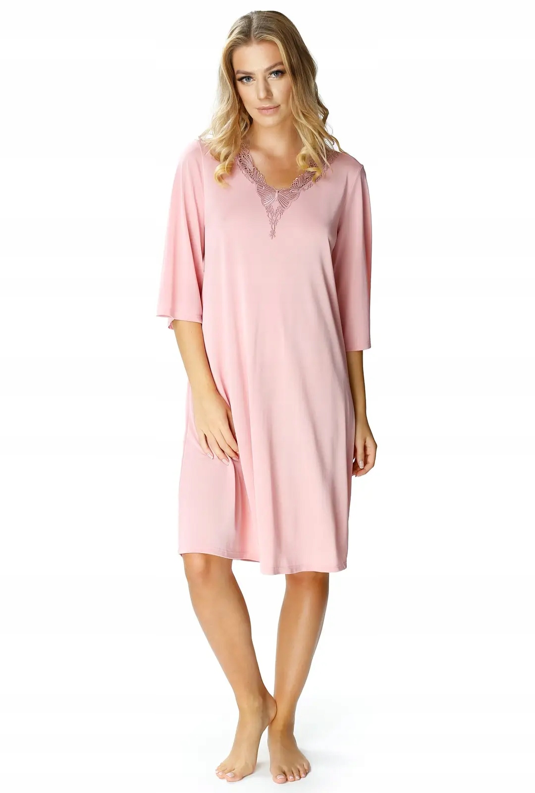 Mewa C.różowa Koszula Nocna Damska Elena R.46