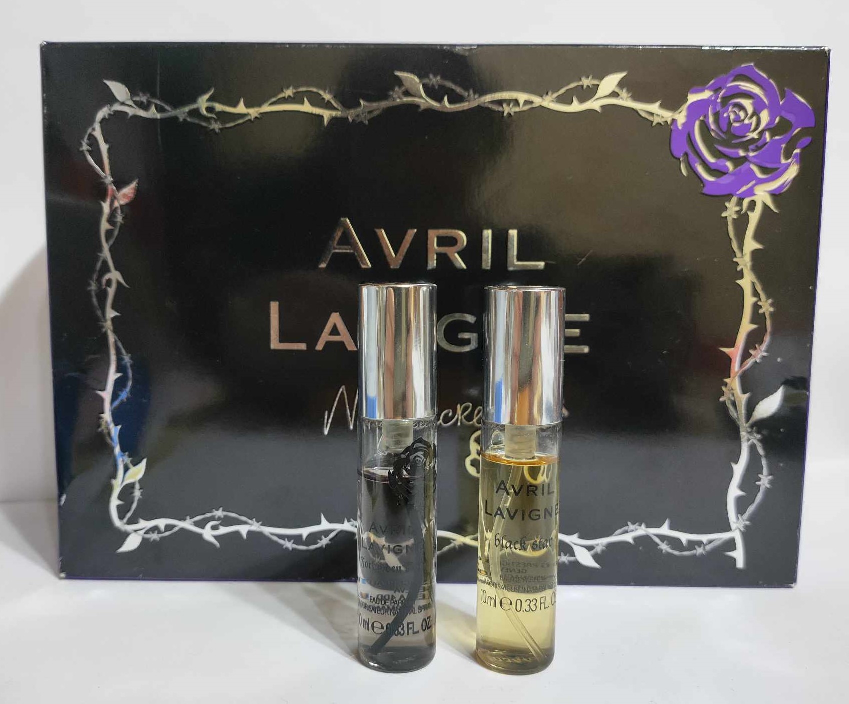 AVRIL LAVIGNE BLACK STAR 10 ML EDP FORBIDDEN ROSE 10 ML EDP