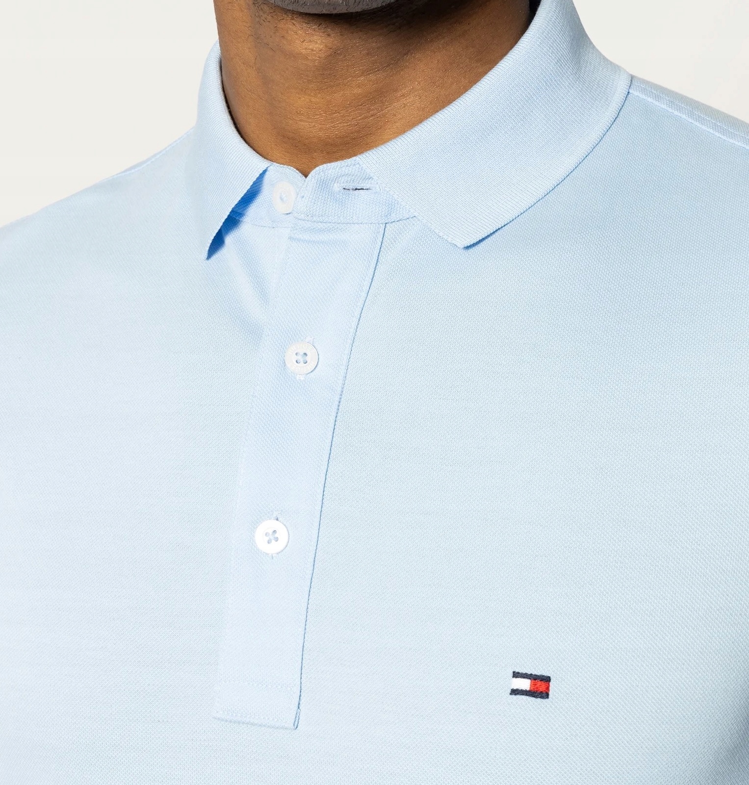 Polo Tommy Hilfiger 1985 Regular Fit błękitny r. M Model MW0MW17771