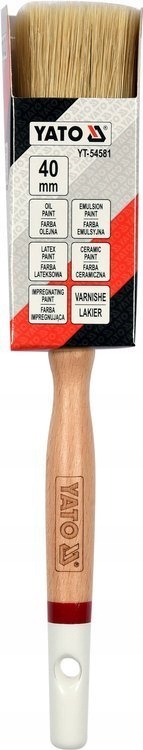 PĘDZEL MALARSKI OKRĄGŁY DREWNIANY M40 40 mm YATO EAN (GTIN) 5906083053320