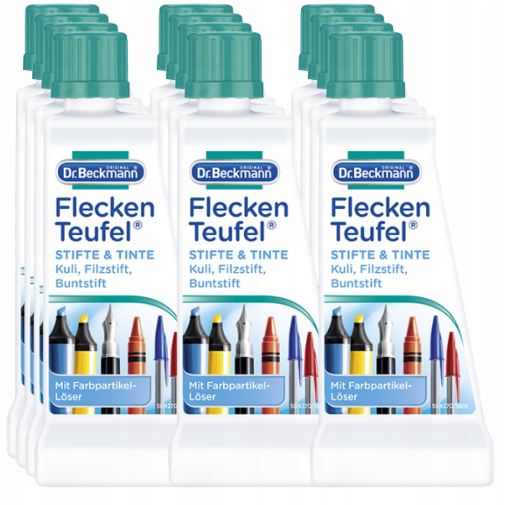 Dr. Beckmann Odstraňovač skvrn Propiska, pero, inkoust 12x50 ml