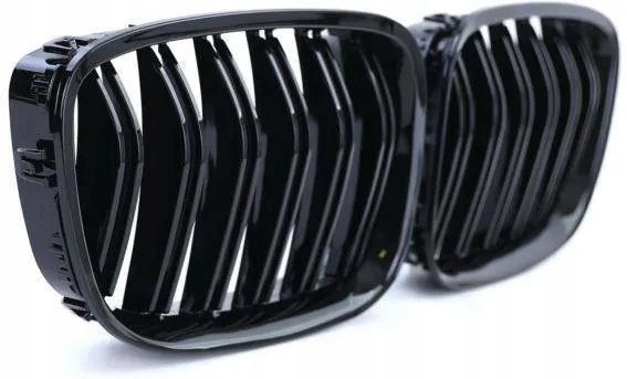Nerki Grill Atrapa mřížka Bmw 5 Gt F07 2009-2017 M-balíček černý lesk