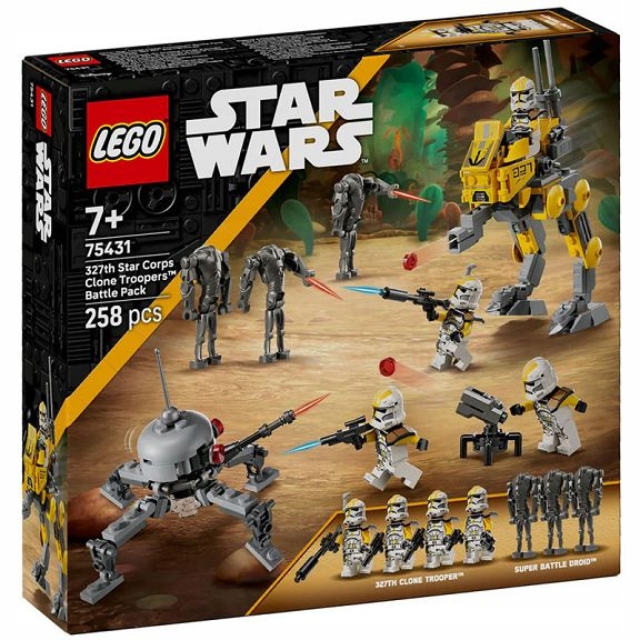 Lego Star Wars Klonová bitevní sada 327 galaktického korpusu 75431
