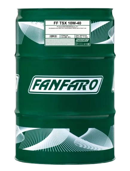 FANFARO 10W40 TSX 60L