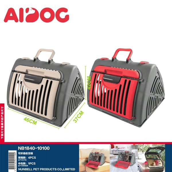 Levně Skládací Přepravka pro zvířata – 46 x 37 cm, pohodlný a praktický