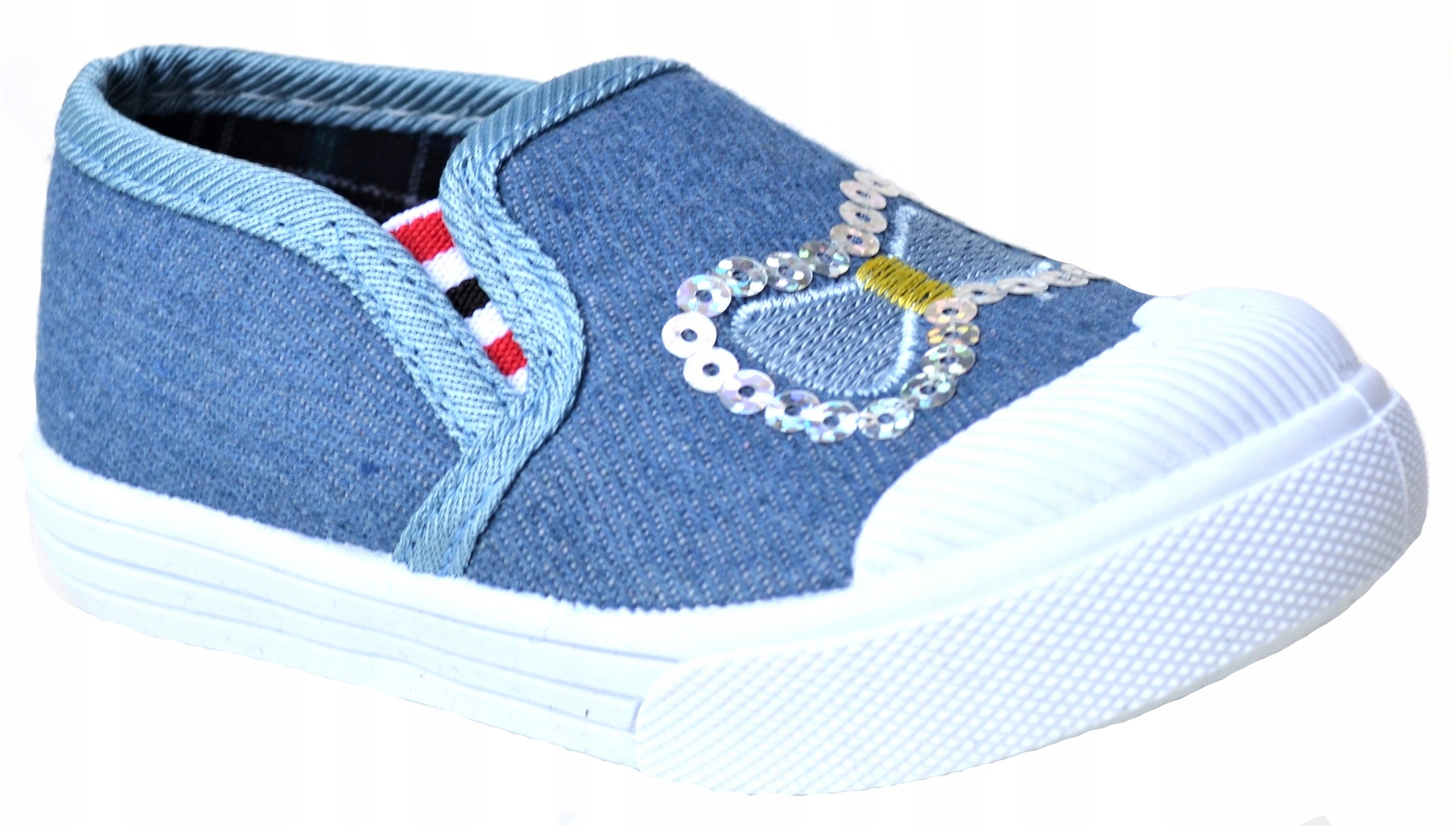 

Modne Trampki tenisówki wsuwane Slip On 21-13,5cm