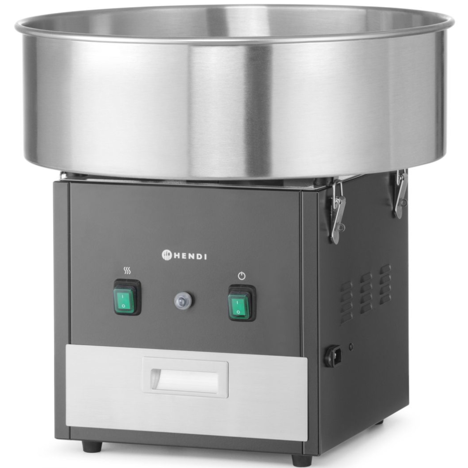 Stroj Na Cukrovou Vatu Bez Víka 52 CM 1130 W Černý Gastro