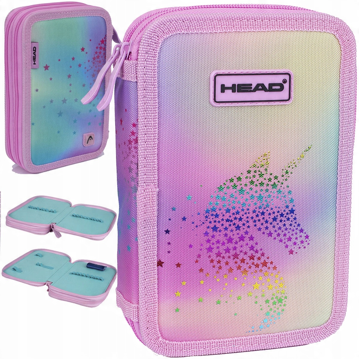 

Head Piórnik Podwójny Jednorożec Unicorn Ombre