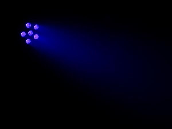 Płaski reflektor diodowy PAR UV 6 x 3 W pilot Model HQLP10006