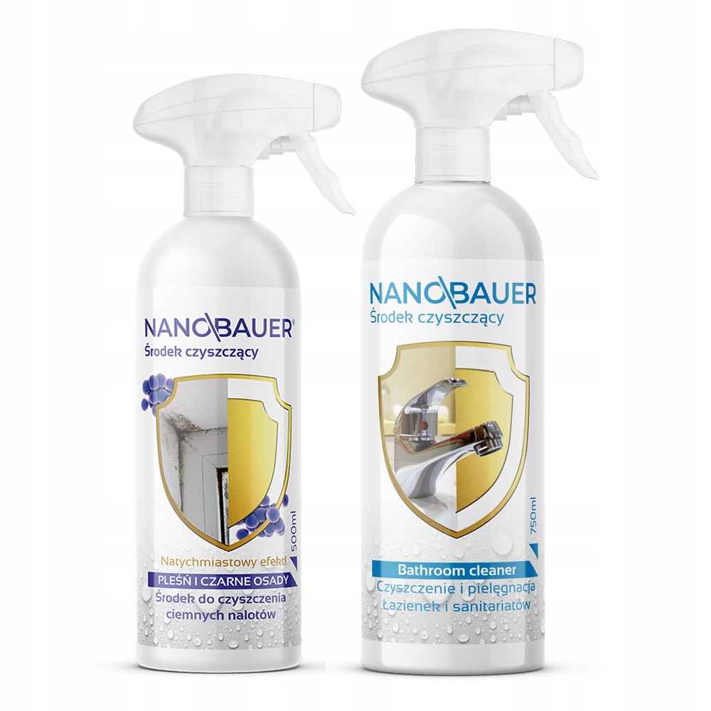 Čisticí prostředek na mytí koupelny 750 ml Odstraňovač plísní 500 ml