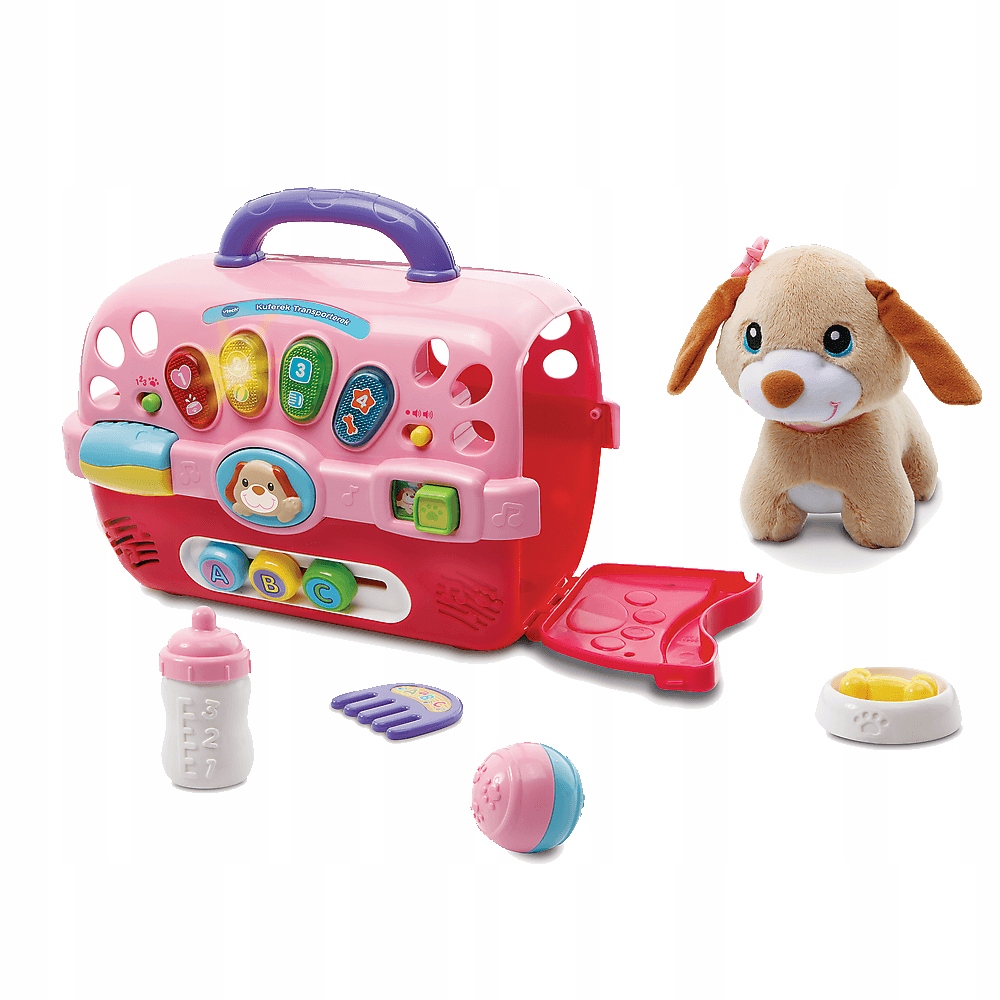 Vtech Interaktywn KUFEREK TRANSPORTEREK Z PIESKIEM Marka VTech