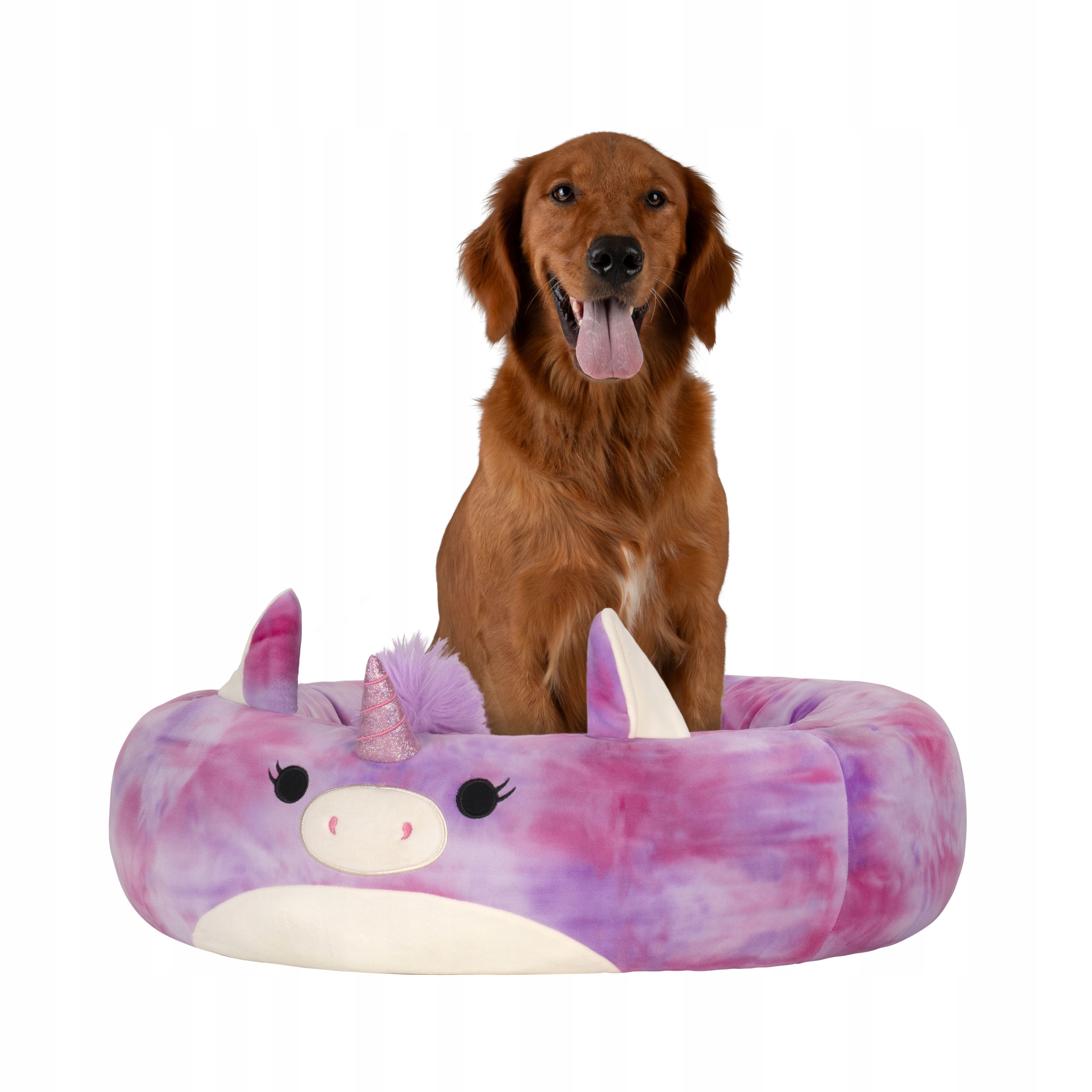 Squishmallows Miękkie Legowisko dla psa kota Jednorożec Lola 76 cm L