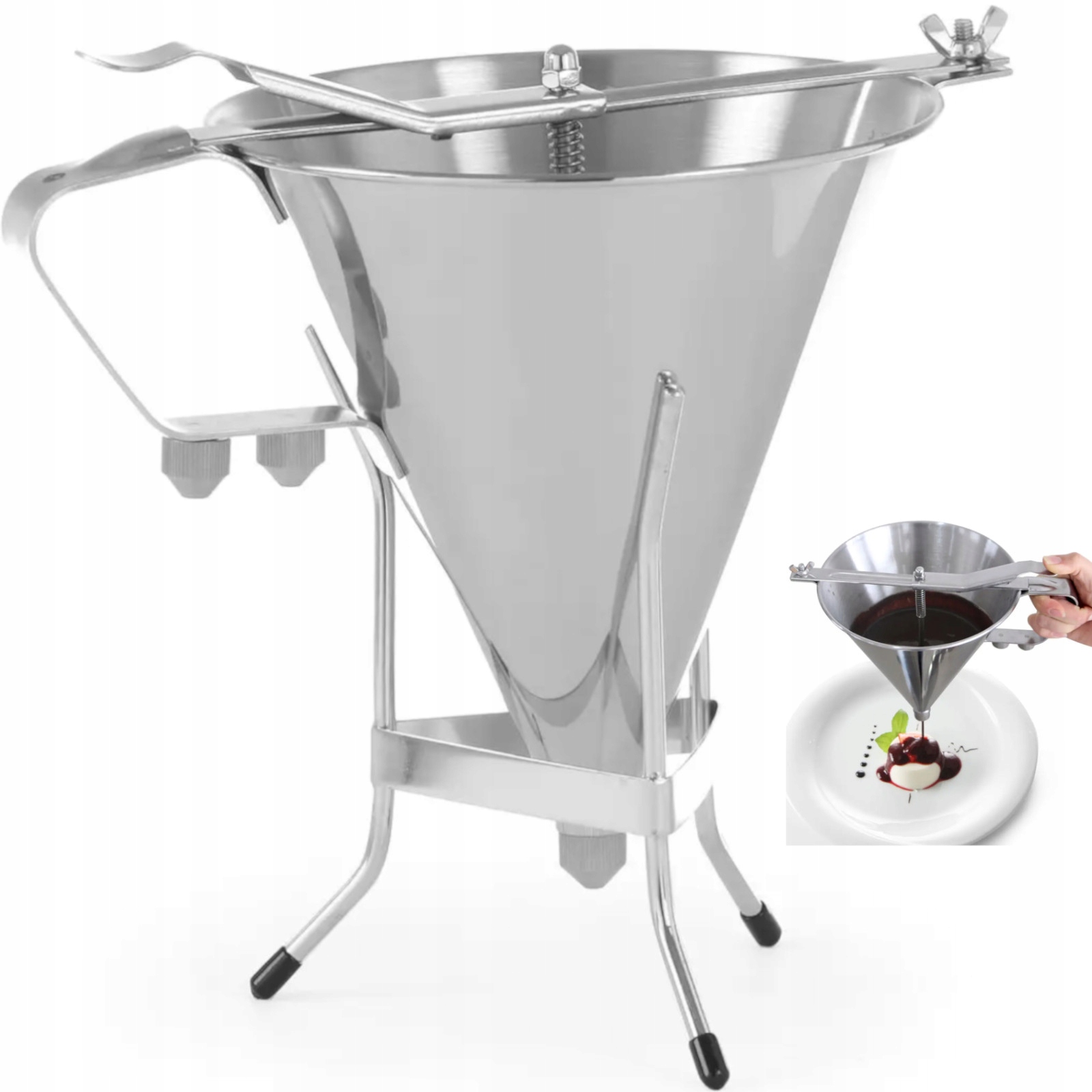 Profesionální Ocel Dávkovač Na Smetanovou Omáčku Hendi O Objemu 1,5 L