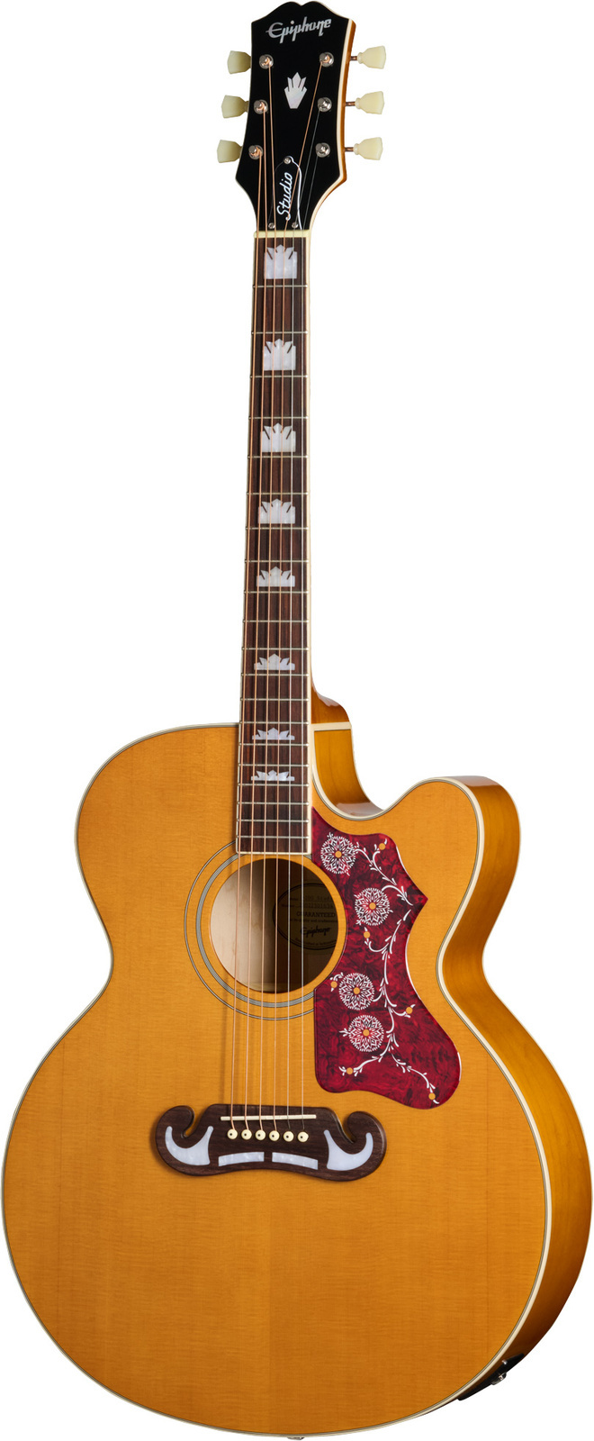 Epiphone J-200 Studio Ec Natural – elektroakustická kytara