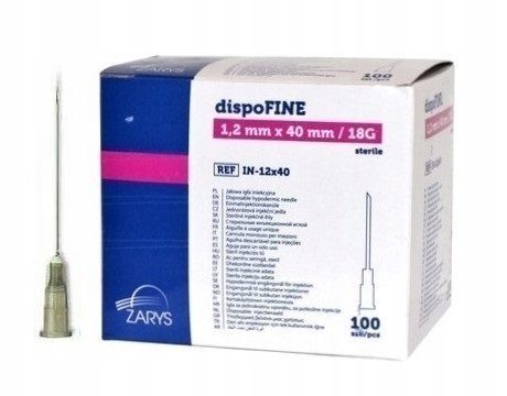 

DispoFine Igły Iniekcyjne 0,7x40 100szt