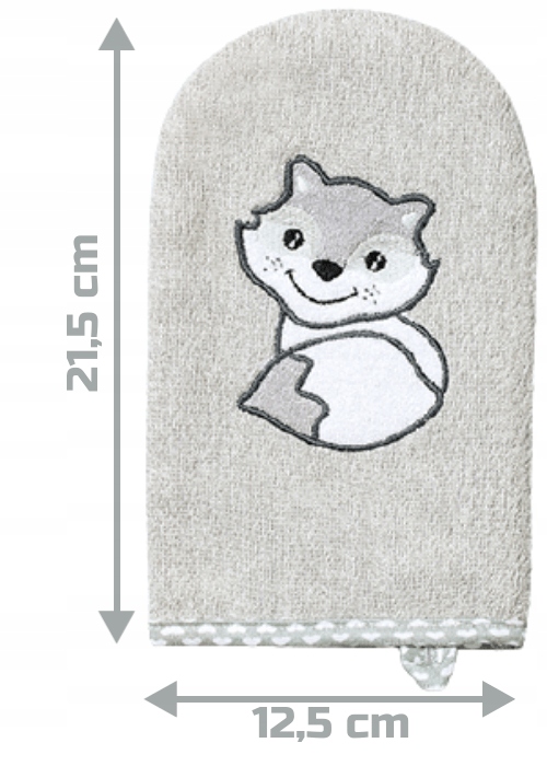 BAMBUSOWA MYJKA DO KĄPIELI DLA NOWORODKA MIĘKKA RĘKAWICA DO MYCIA DZIECI Marka Babyono