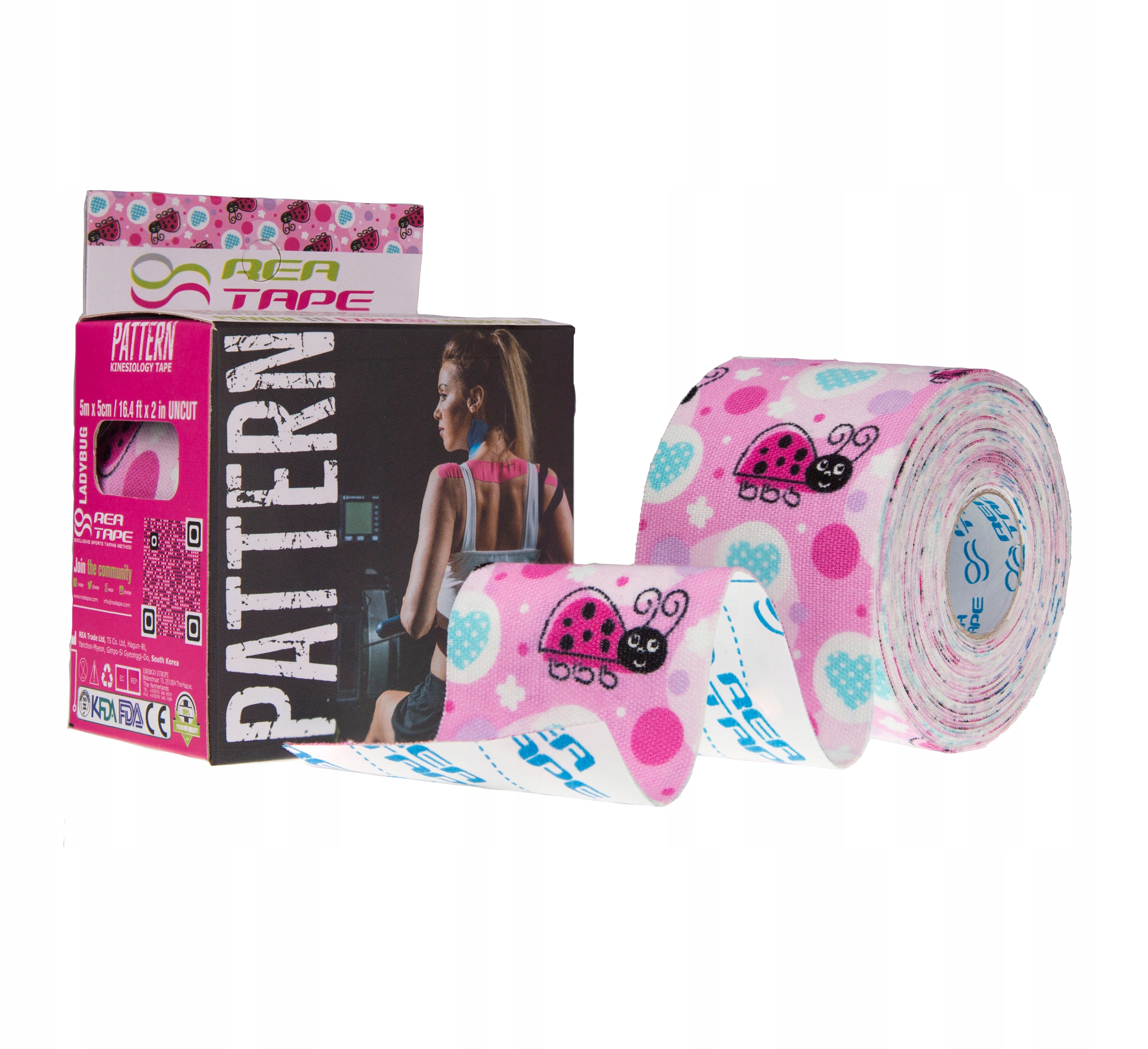 

Taśma Tejp Kinesiology Rea Tape Biedronka
