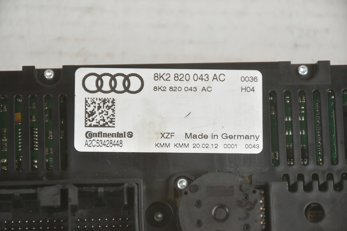Unite commande clima Bouches buses AUDI A4 B8 8K2820043AC