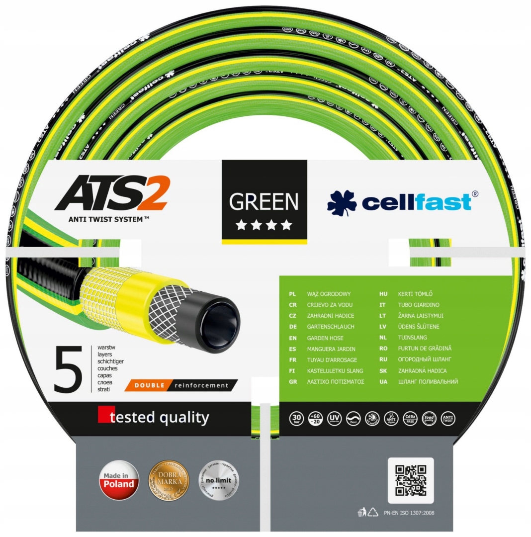 Hadice Cellfast Green ATS2 25M 1/2" 5 W
