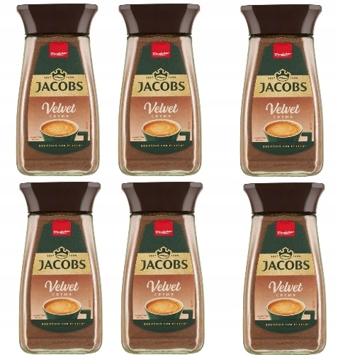 6x 100g Jacobs Velvet Kawa rozpuszczalna Karton