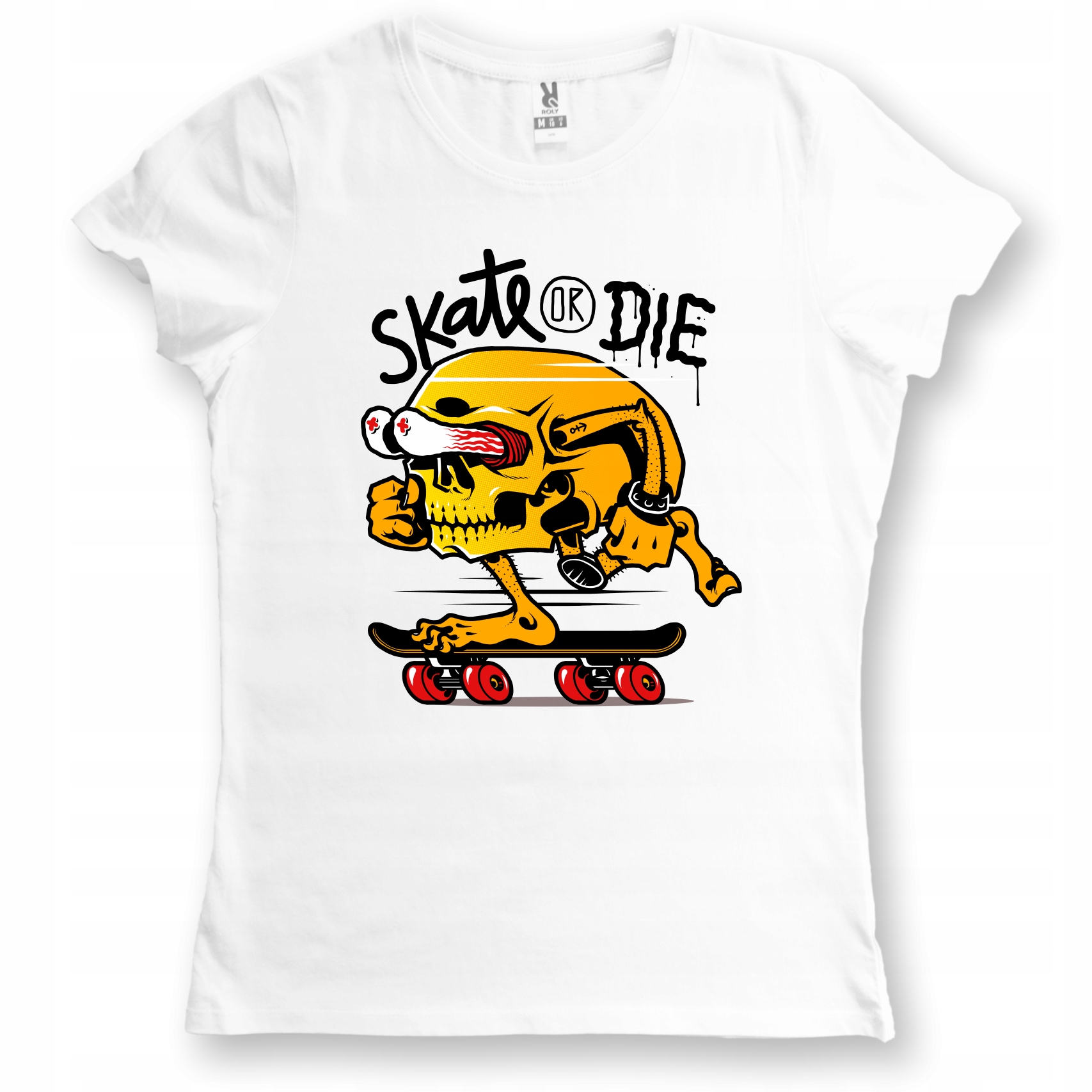 

Koszulka damska Skate Or Die Crazy Deskorolka XL