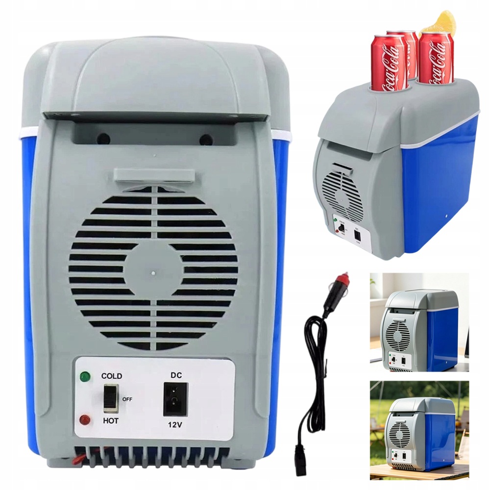 Elektryczna Lodówka 12V, Przenośna Lodówka Na Kemping, Do Auta, Ciężarówki