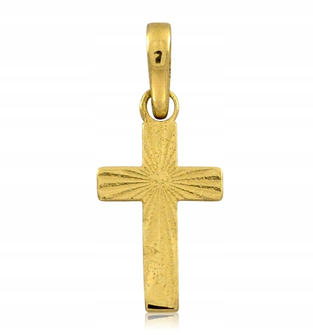 Zlatý Ozdobný Křížek Křest Přijímání Biřmování