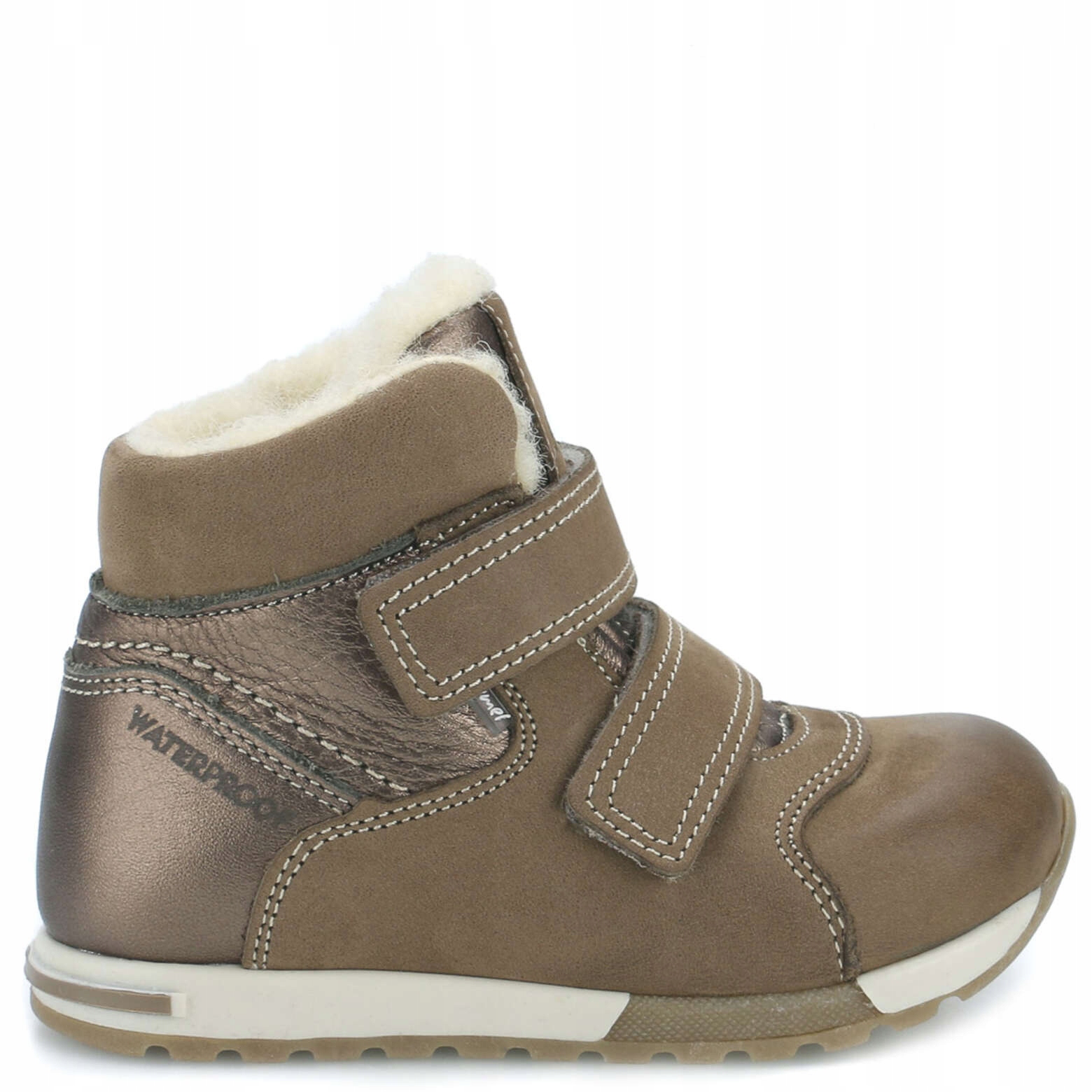Emel Ev 2721A-1 Waterproof Kozaki Skóra Naturalna Owcza Wełna roz 25