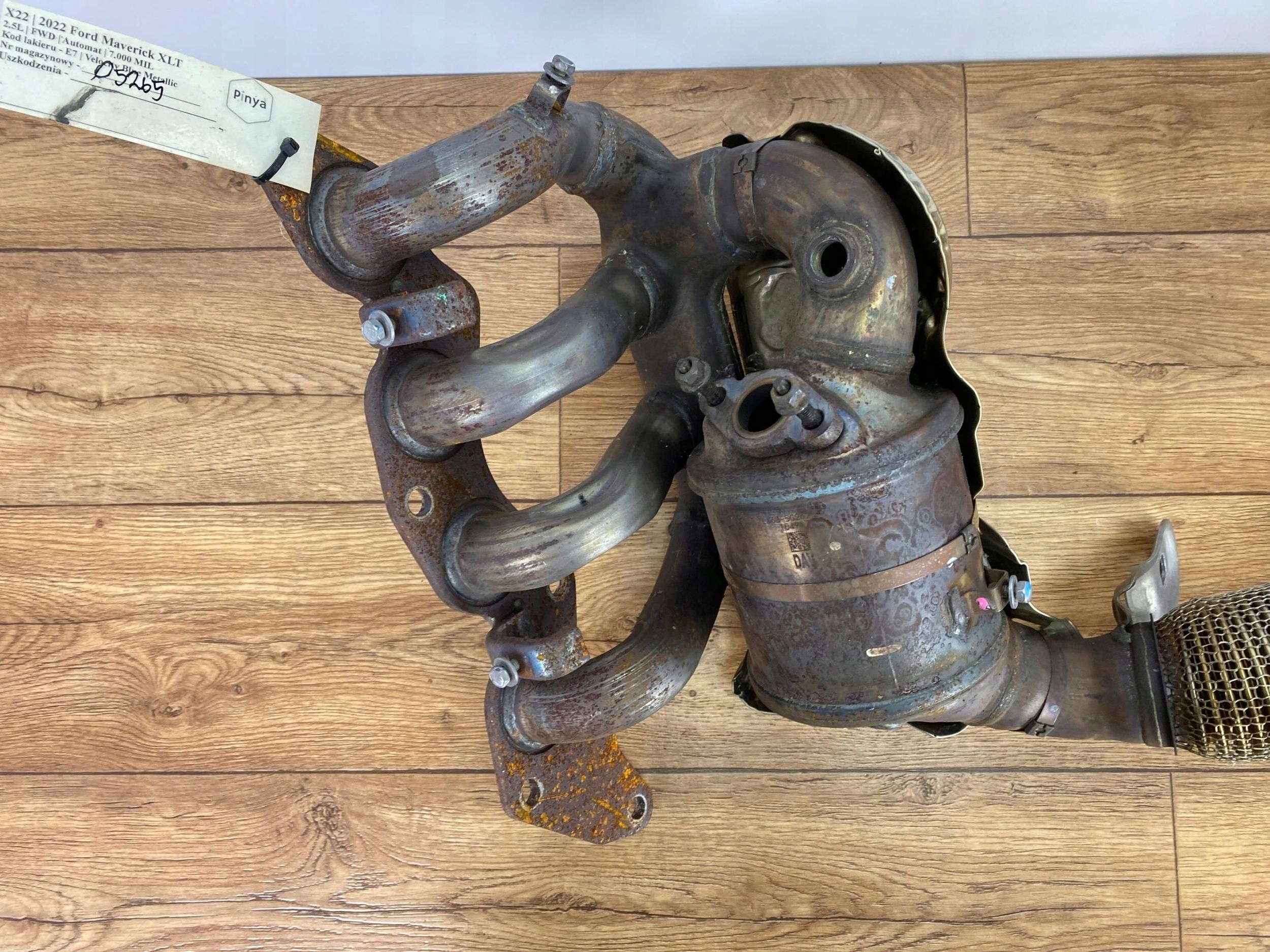 exhaust pipe header pipe catalyst Ford Maverick 2022+ Escape kuga hybrid USA