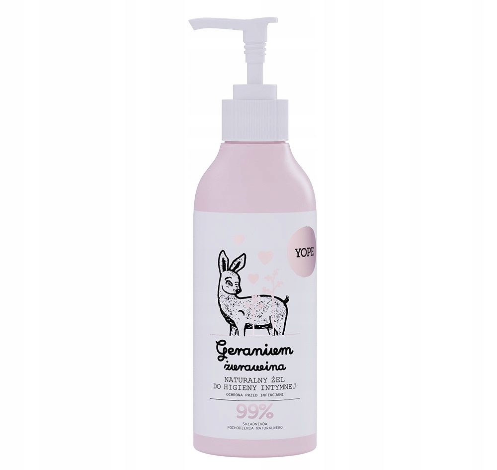Yope Żel Higieny Intymnej 300ml Geranium Żurawina