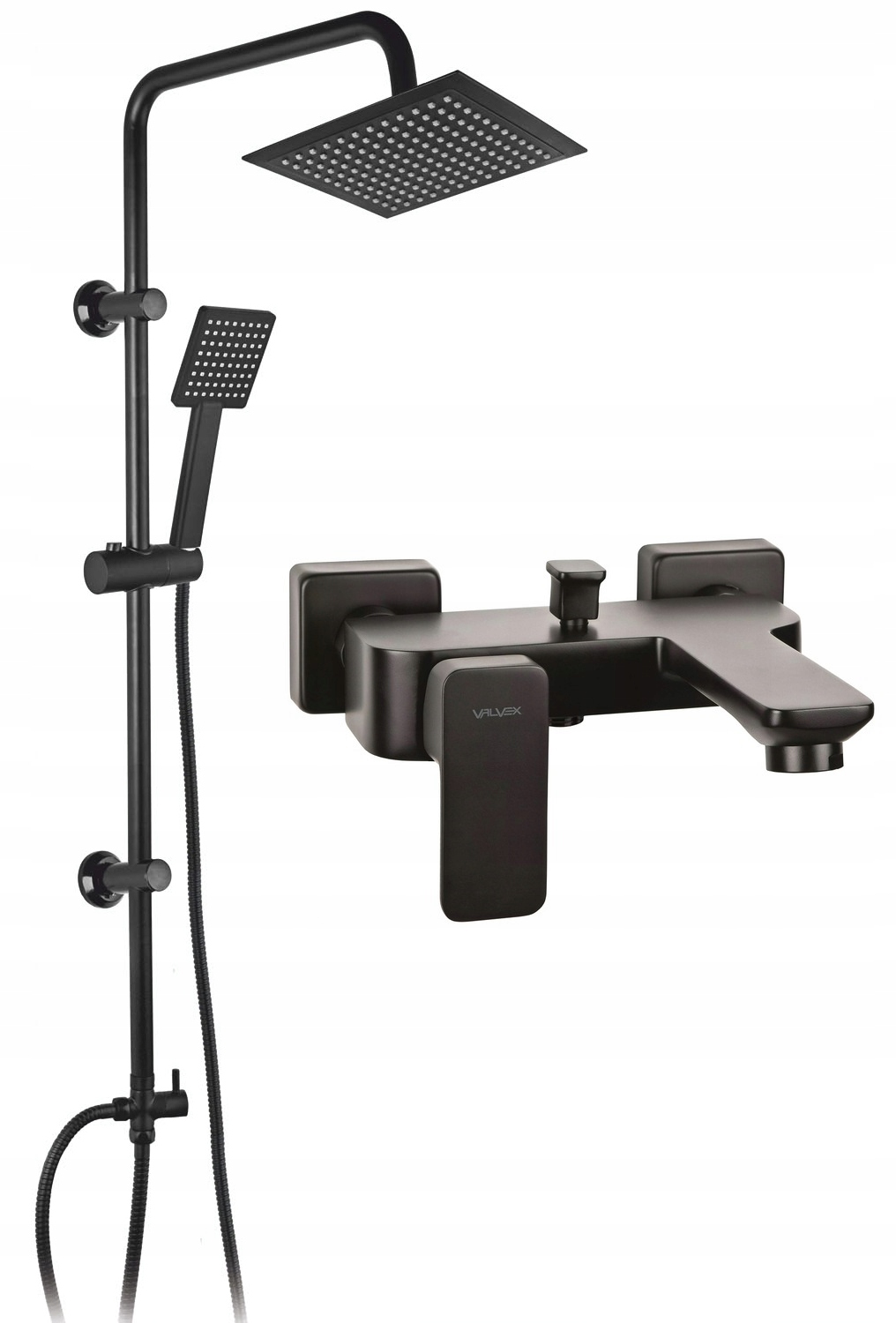 DESZCZOWNICA BATERIA WANNOWA VALVEX LOFT CZARNA