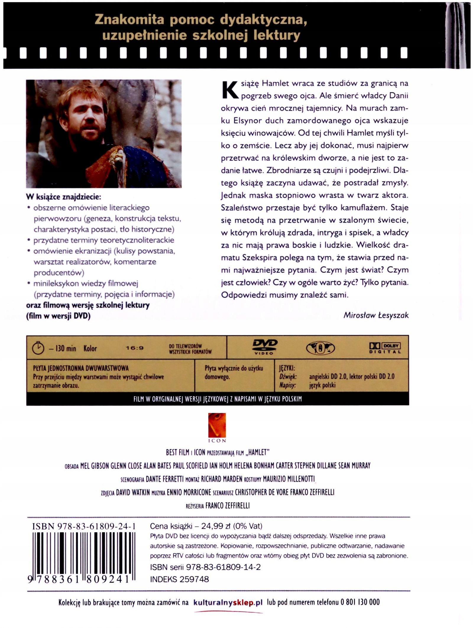 HAMLET (BOOKLET) [DVD] Rok wydania 2010