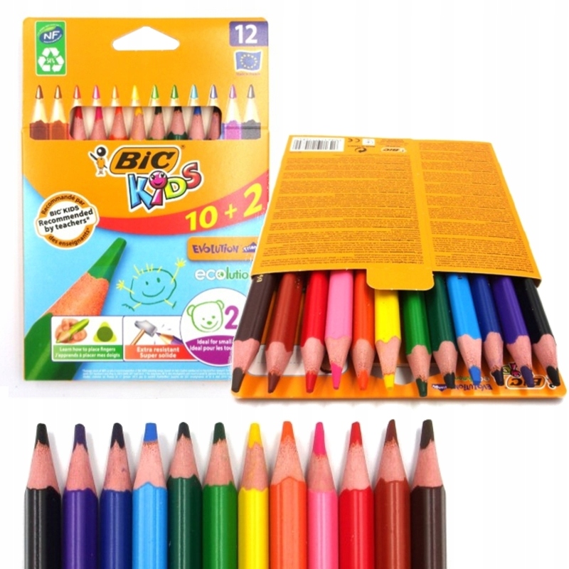 

Kredki Bic Kids Eco Evolution Baby 2+