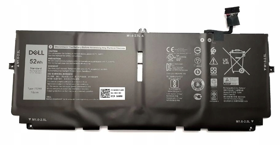 Dell 52Wh Lítium-iónová batéria pre