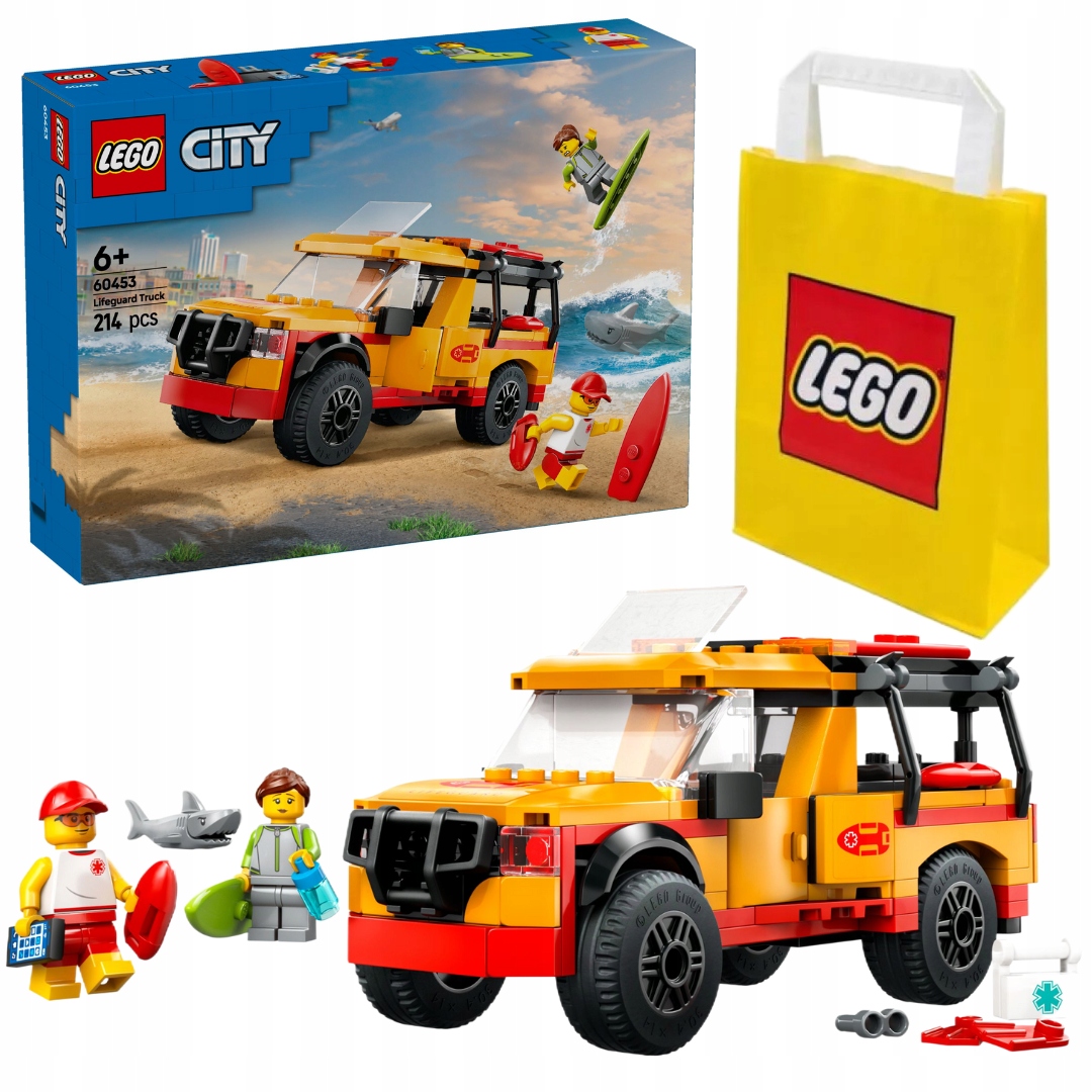 Lego City 60453 Záchranářská dodávka Auto Město Pláž Dárek