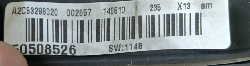 dials clock ALFA MITO 1.4T A2C53298020