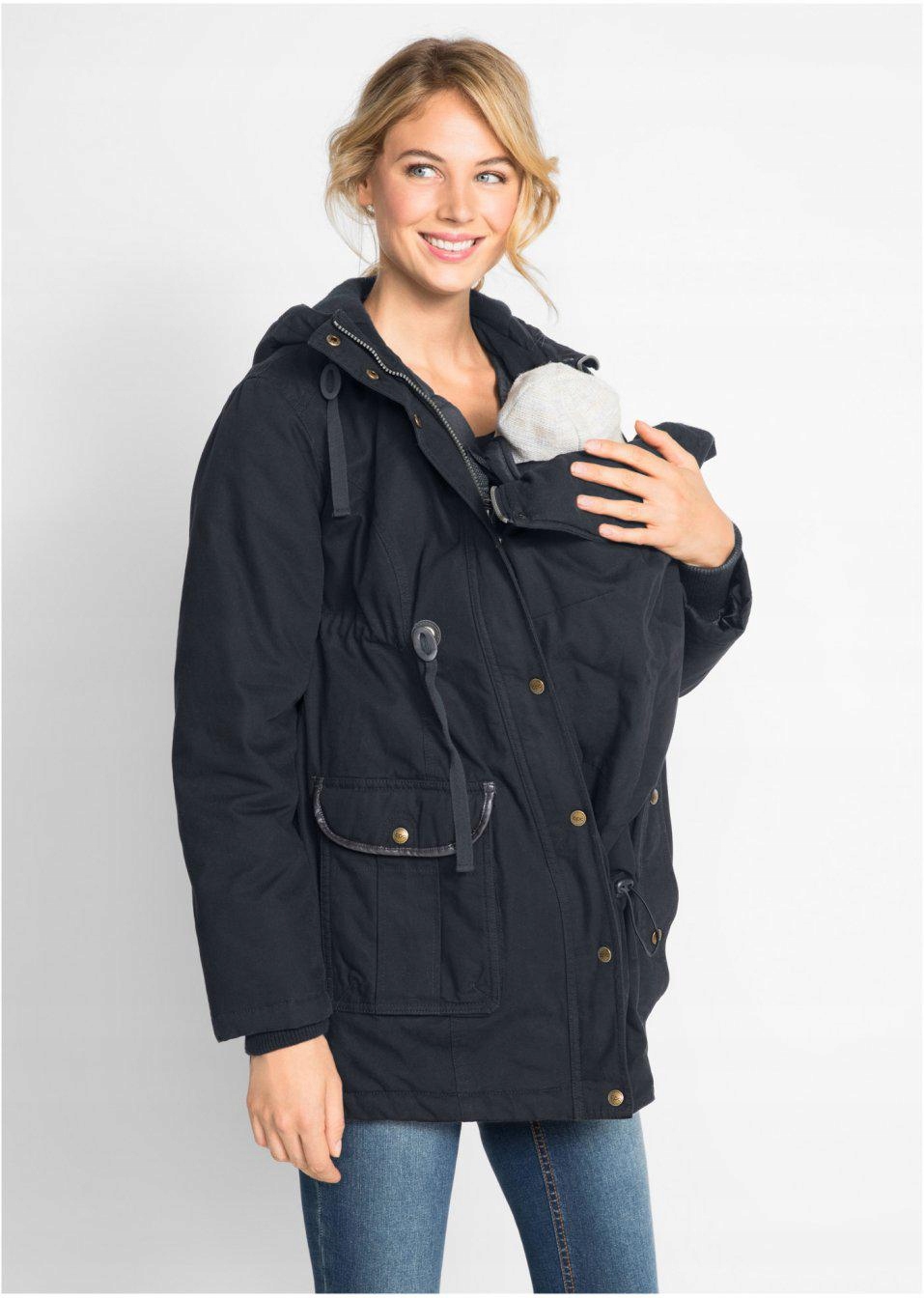 Bonprix 40 CIĄŻOWA KURTKA PARKA WSTAWKA Marka Bonprix