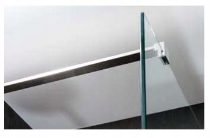 WALK IN 120 cm SZYBA 8mm BESCO CZARNA RAMKA Marka Besco