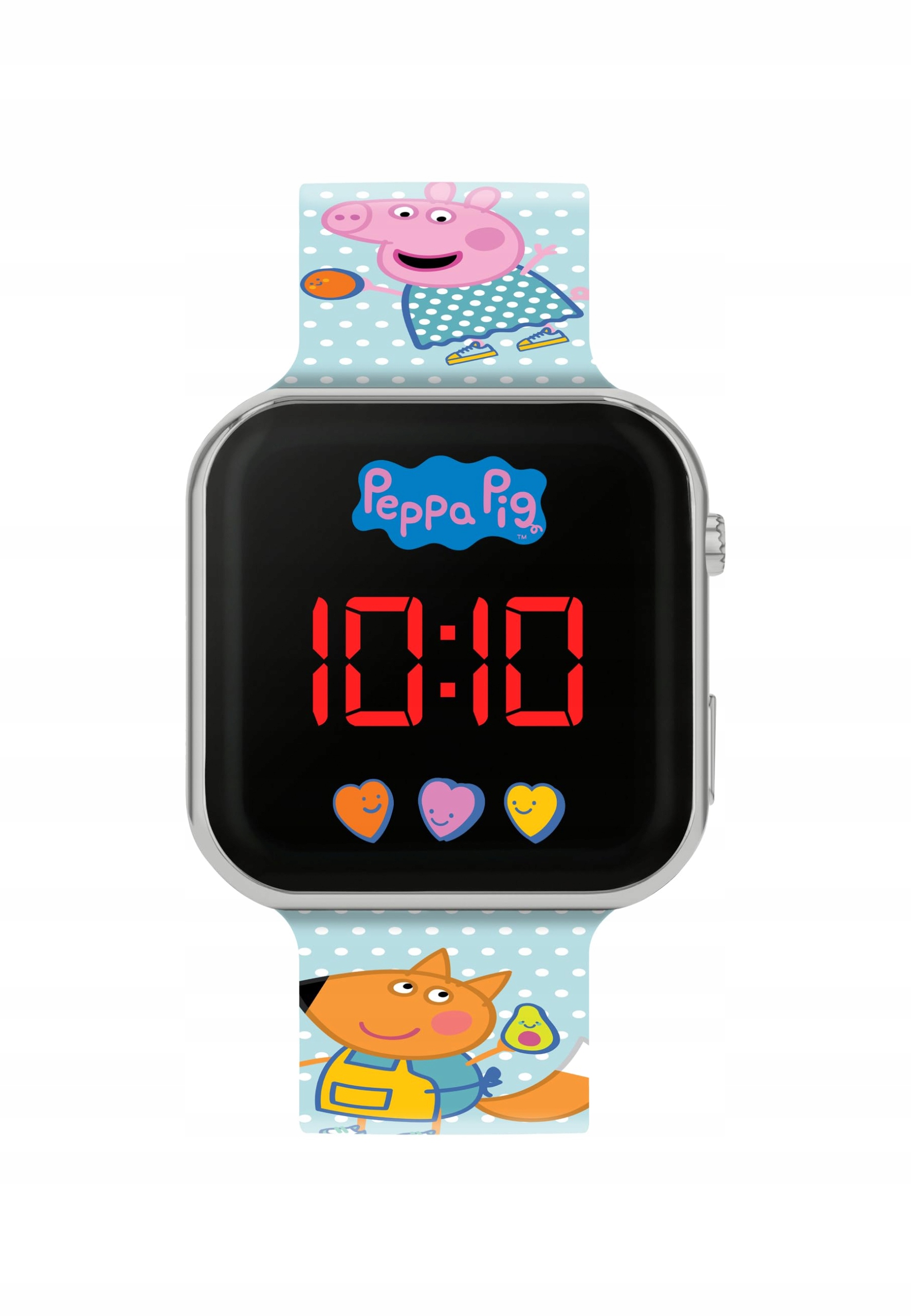 Wrist Watch Peppa Pig Light Up Watch Zegarek LED Disney Peppa Pig