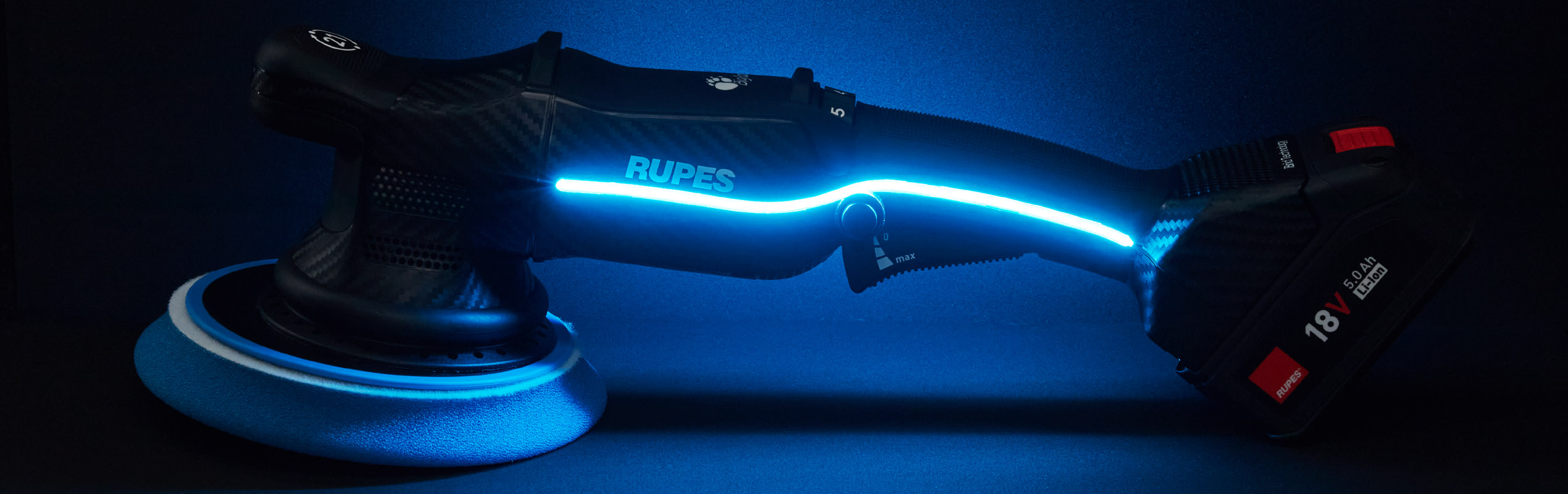 RUPES HLR21 IBRID ZESTAW BAS MASZYNA POLERSKA POLERKA AKUMULATOROWA PASTY Marka Rupes