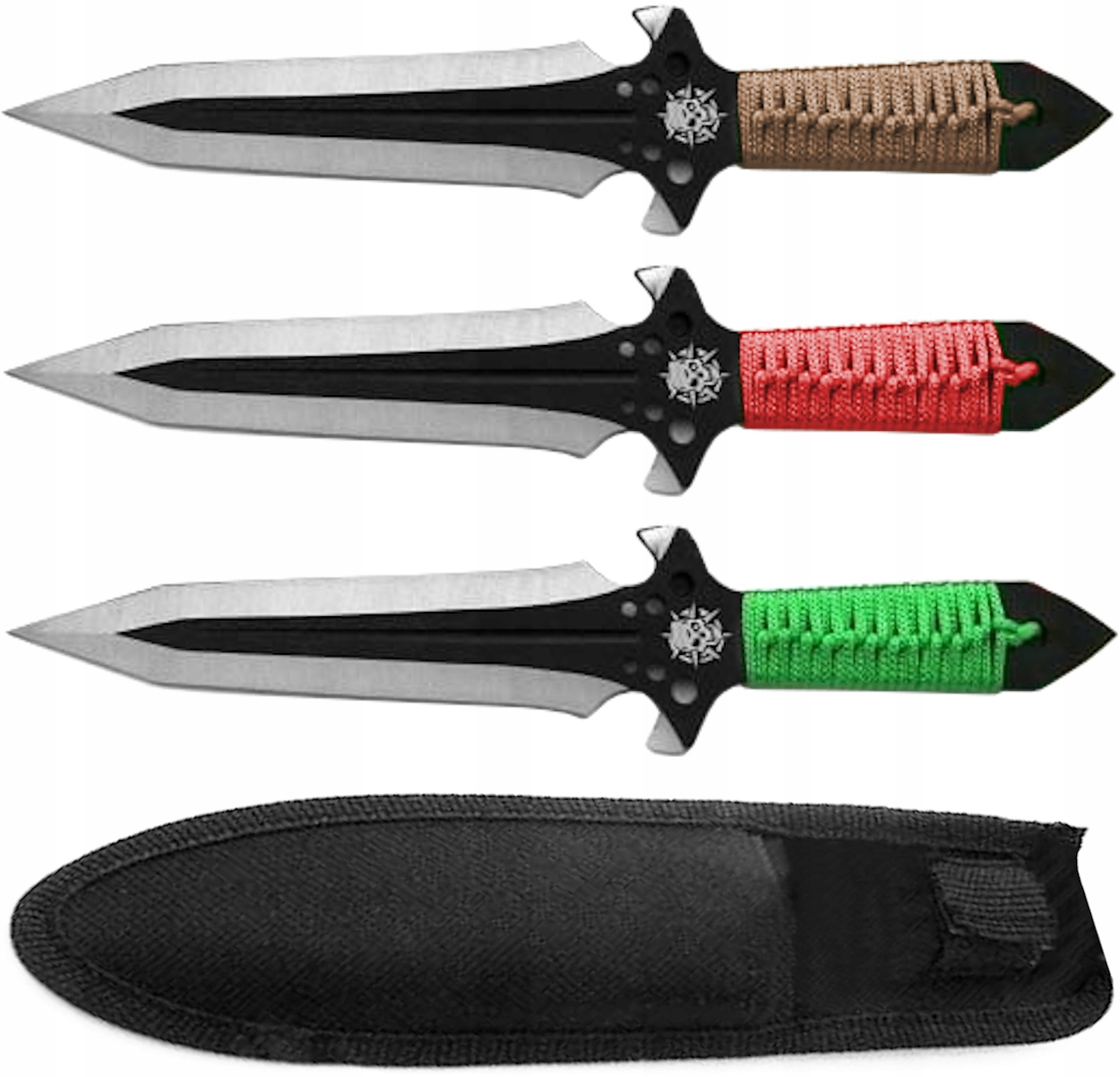 Zestaw 3 Solidnych Rzutek Bsh Profesjonalne Etui I Wyważenie Shuriken Knife