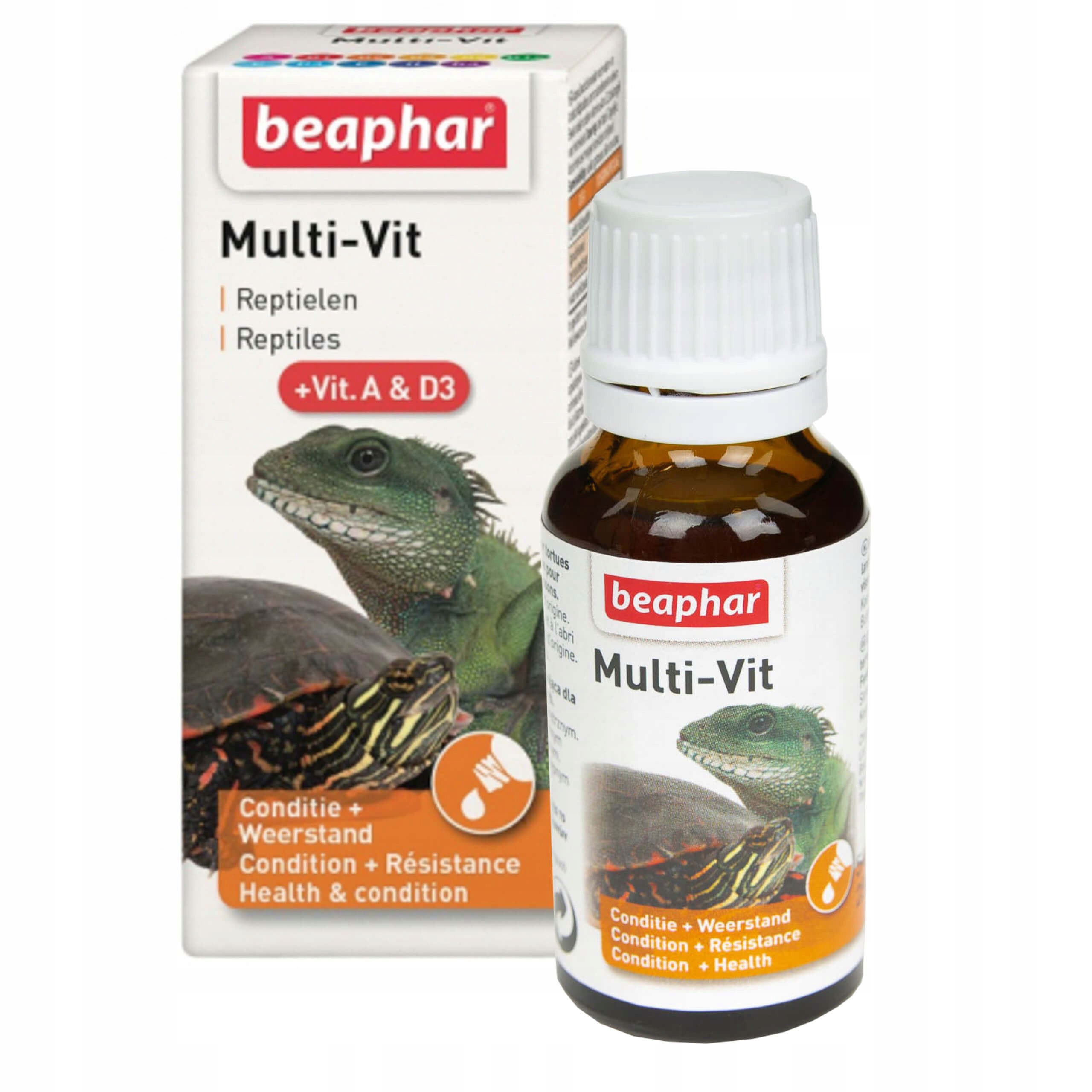 Beaphar Preparat Witaminowy dla Żółwi Multi-Vit Turtle 20ml BEAPHAR