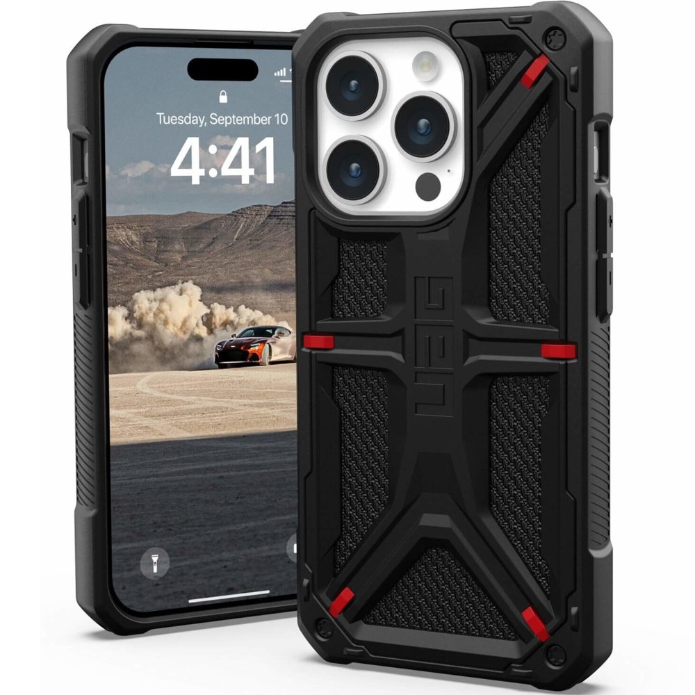 Pouzdro pro iPhone 15 Pro, Urban Armor Gear, pouzdro Kevlar Case