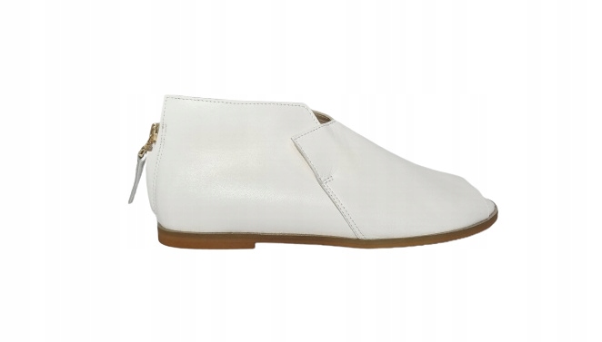Pohodlné kožené sandály Anis 2316 bílé, velikost 36