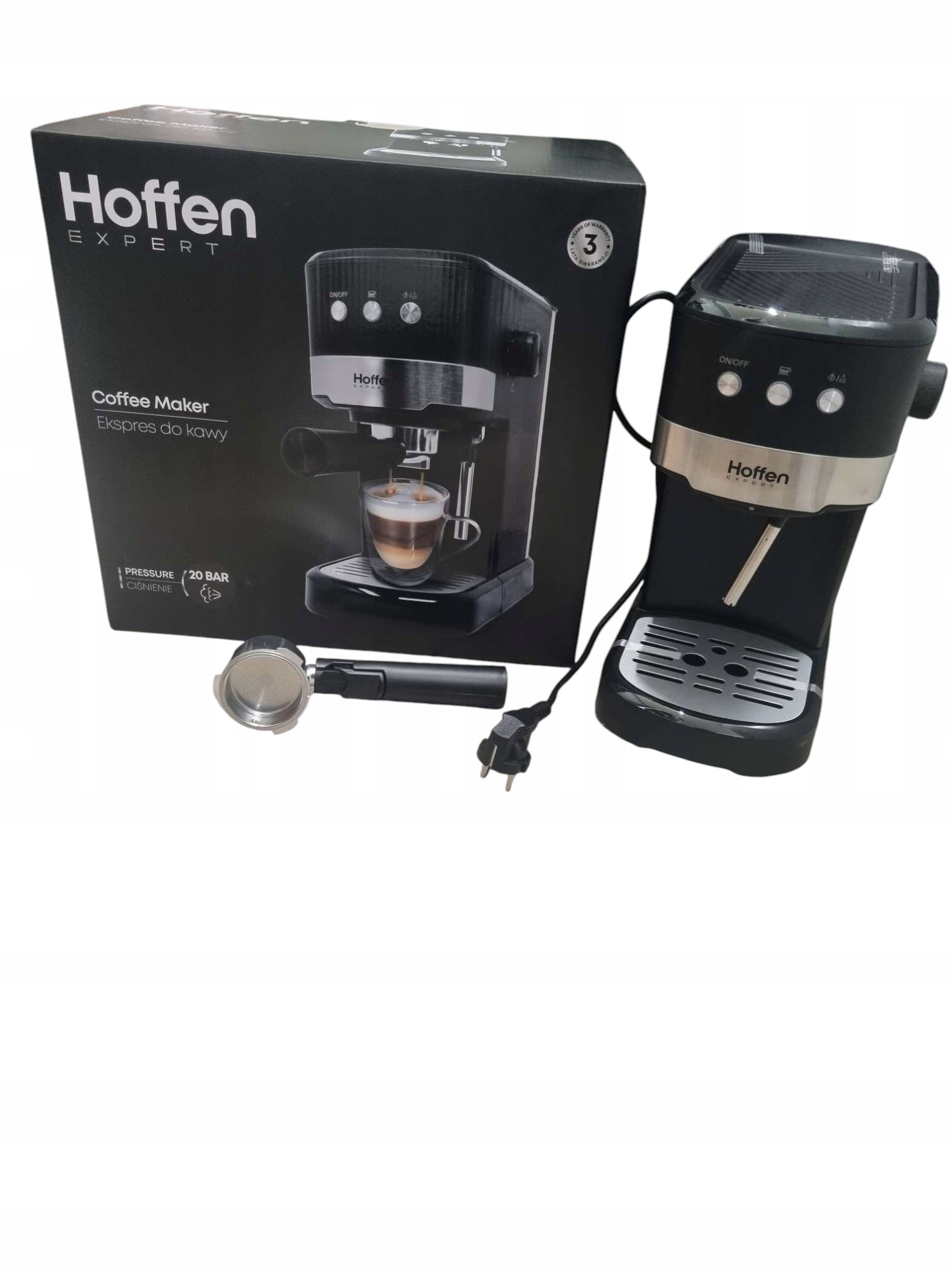 Hoffen Expert Automatický kávovar na kávu 20 barů 1100 W