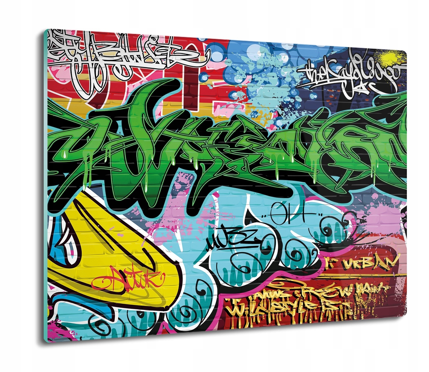 

Napis graffiti 60x52 deska ze szkła do kuchni