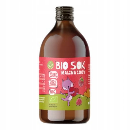 Sok Malina 100% 250 ml Bio Helpa