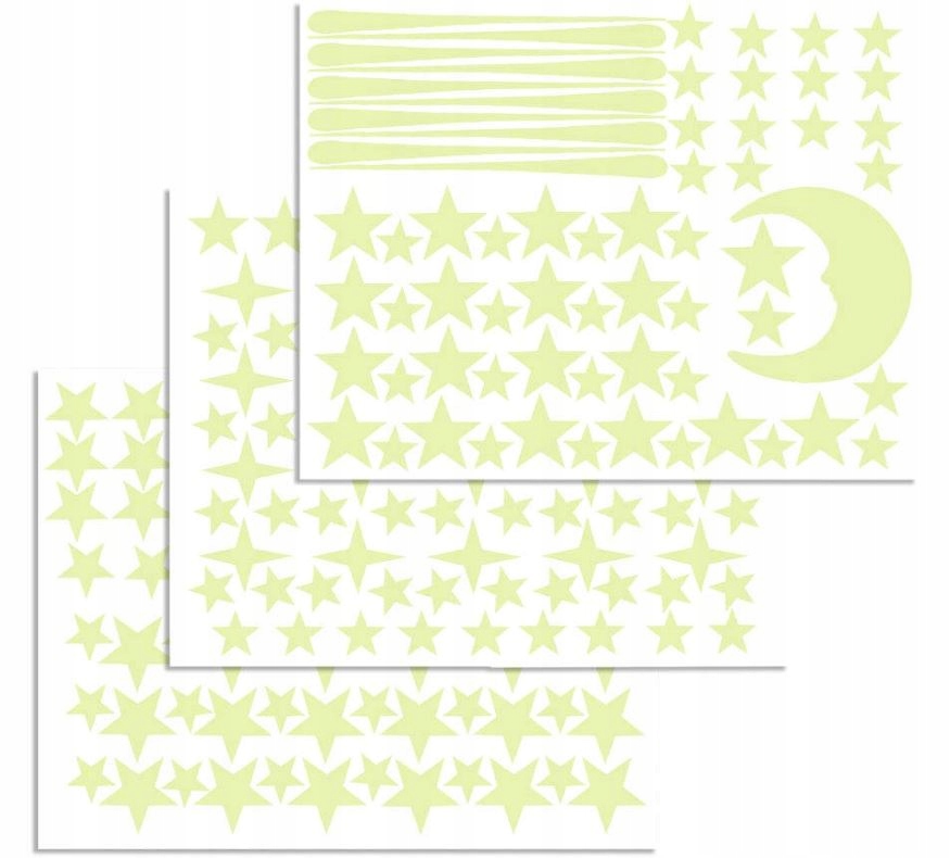 

Gwiazdki Fluorescencyjne Świecące Gwiazdy 216 szt.